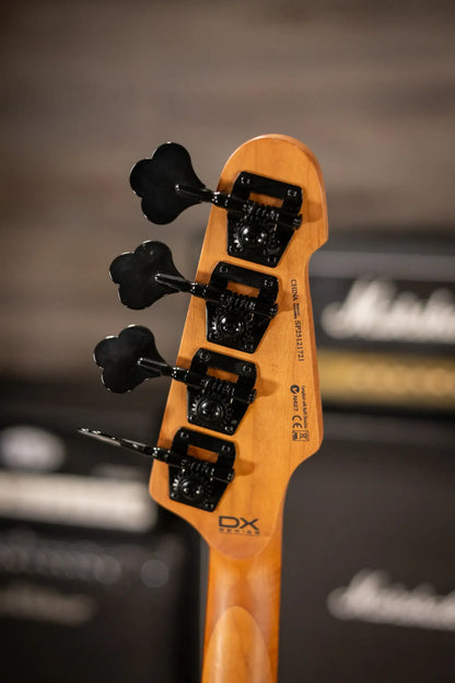 ESP LTD Phoenix-204DX Electric Bass - Red Burst