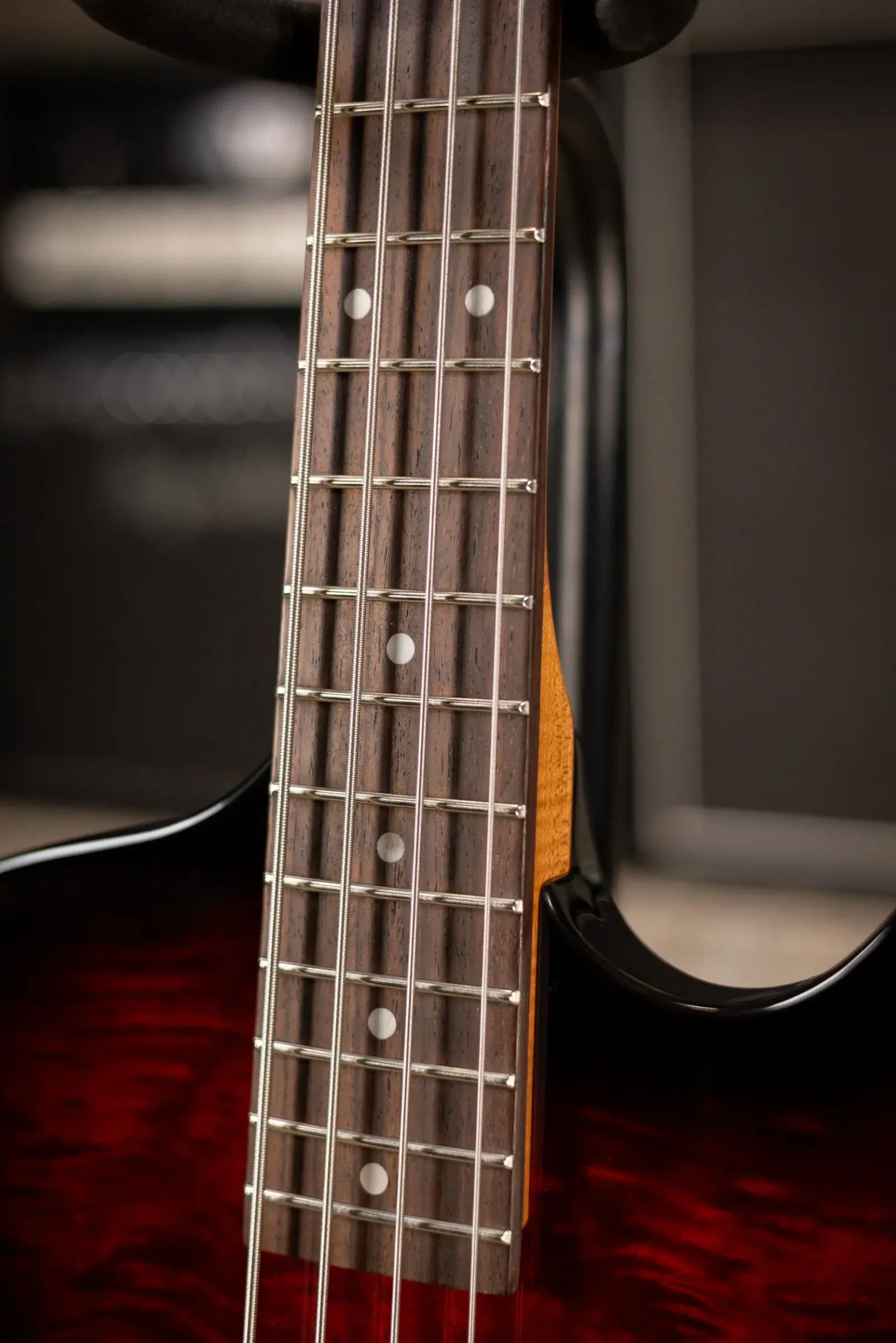 ESP LTD Phoenix-204DX Electric Bass - Red Burst