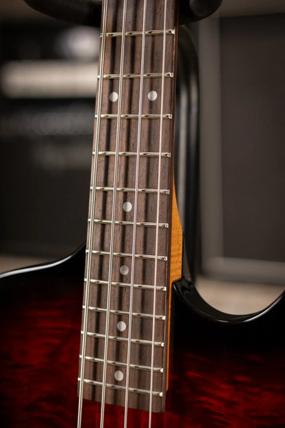 ESP LTD Phoenix-204DX Electric Bass - Red Burst