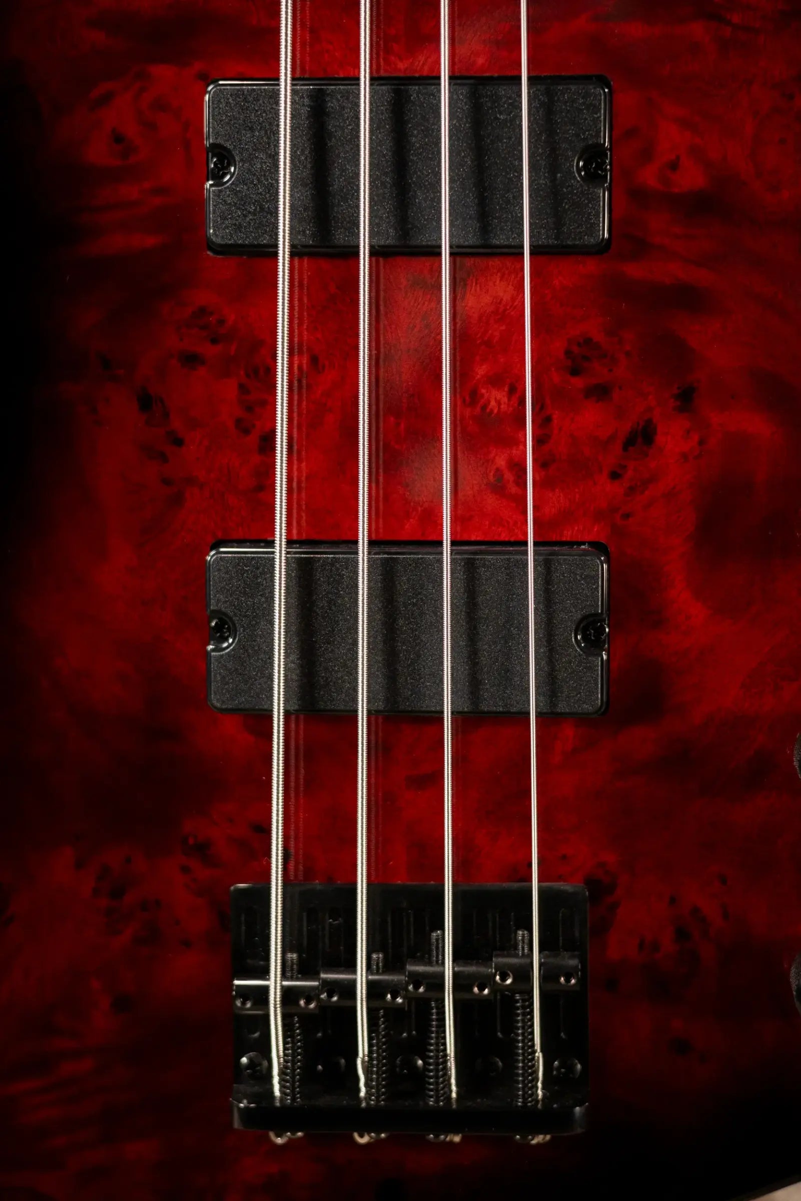 ESP LTD Phoenix-204DX Electric Bass - Red Burst