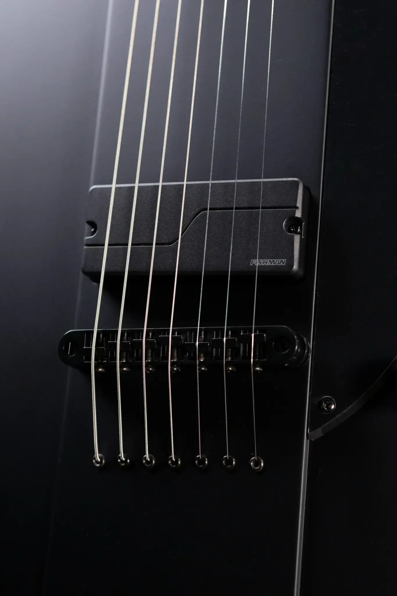 ESP LTD Phoenix-7 Baritone Black Metal Electric Guitar - Black Satin