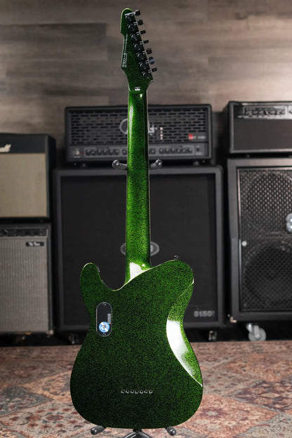 ESP LTD SCT-607B Stephen Carpenter Signature 7-String Baritone Electric Guitar Green Sparkle with Hardshell Case - Used
