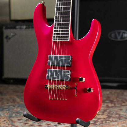 ESP LTD SC-607B Stephen Carpenter Signature 7-String Baritone Electric Guitar - Magenta with Hardshell Case