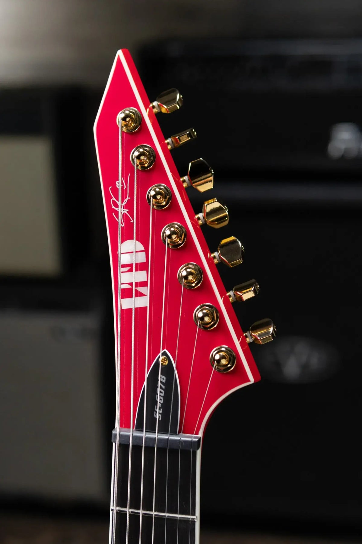 ESP LTD SC-607B Stephen Carpenter Signature 7-String Baritone Electric Guitar - Magenta with Hardshell Case