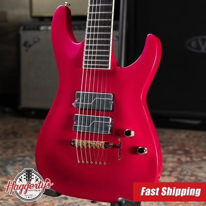 ESP LTD SC-607B Stephen Carpenter Signature 7-String Baritone Electric Guitar - Magenta with Hardshell Case