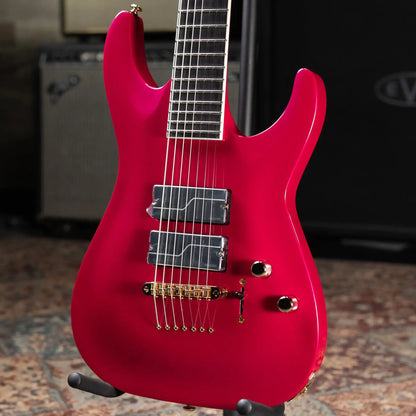 ESP LTD SC-607B Stephen Carpenter Signature 7-String Baritone Electric Guitar - Magenta with Hardshell Case