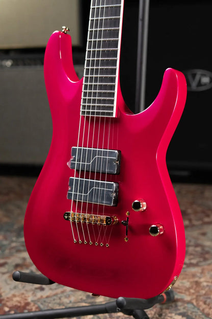 ESP LTD SC-607B Stephen Carpenter Signature 7-String Baritone Electric Guitar - Magenta with Hardshell Case