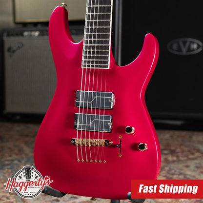 ESP LTD SC-607B Stephen Carpenter Signature 7-String Baritone Electric Guitar - Magenta with Hardshell Case