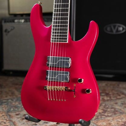 ESP LTD SC-607B Stephen Carpenter Signature 7-String Baritone Electric Guitar - Magenta with Hardshell Case