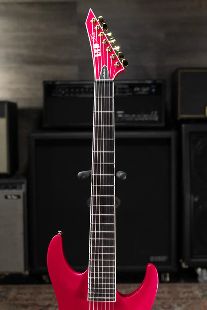 ESP LTD SC-607B Stephen Carpenter Signature 7-String Baritone Electric Guitar - Magenta with Hardshell Case