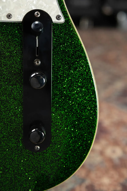 ESP LTD Stephen Carpenter SCT-607B 7-String Electric Guitar - Green Sparkle with Hardshell Case and Upgraded Pickups - Used