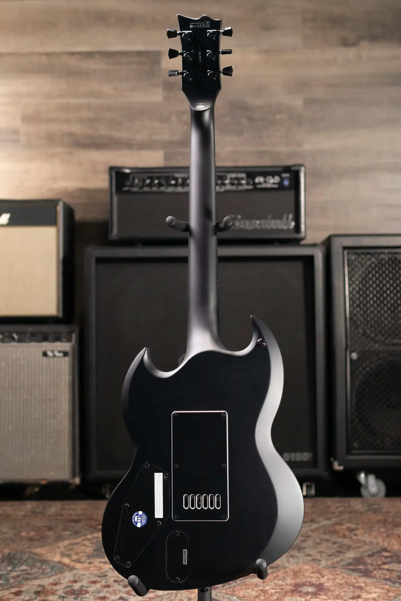 ESP LTD Viper-1001 Evertune Electric Guitar - Charcoal Metallic Satin