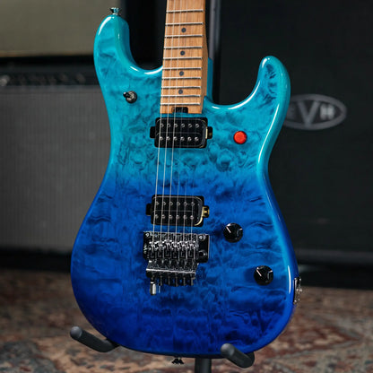 EVH 5150 Series DX QM Electric Guitar - Pacific Drift with Gig Bag