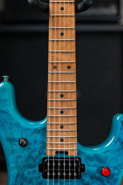 EVH 5150 Series DX QM Electric Guitar - Pacific Drift with Gig Bag