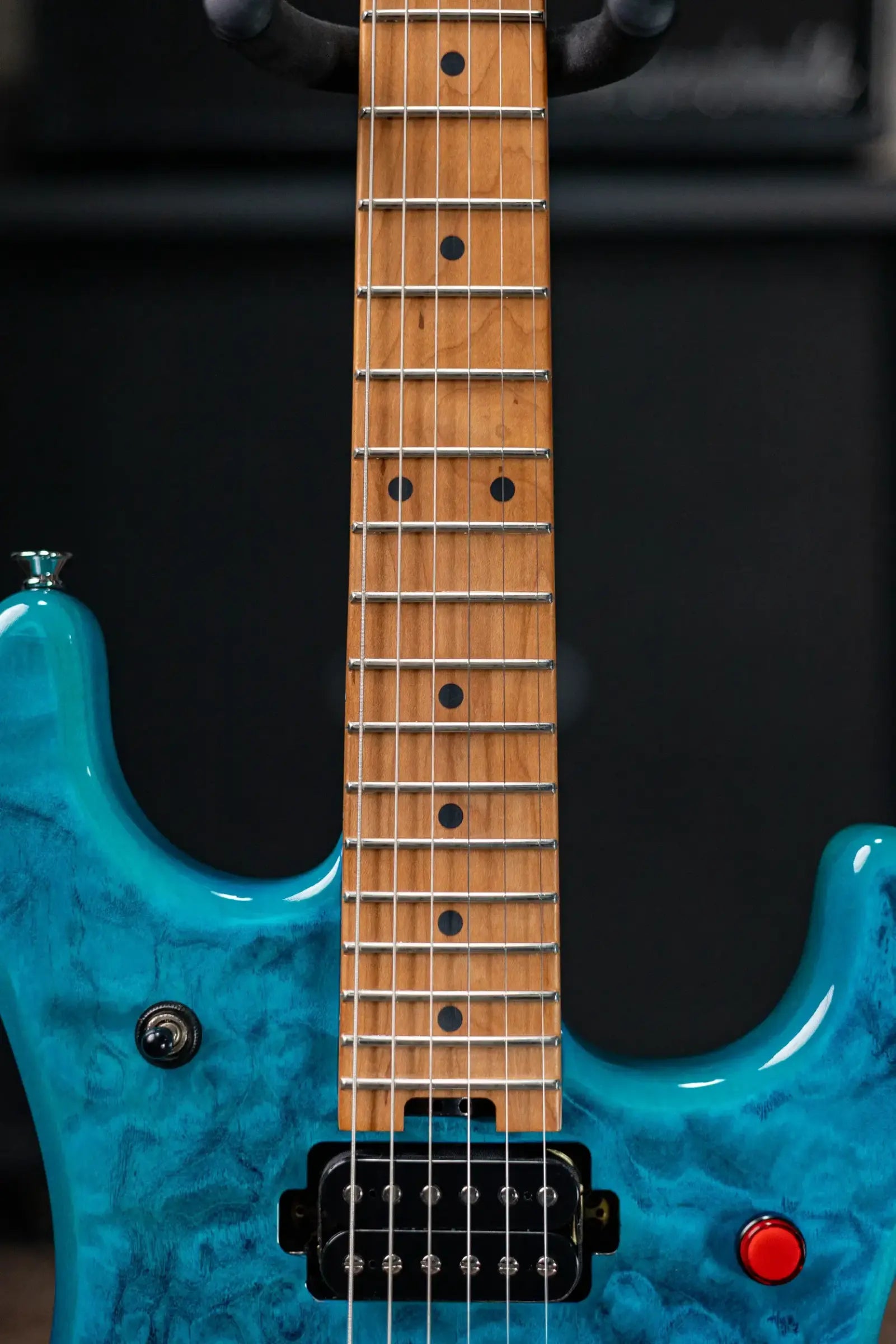 EVH 5150 Series DX QM Electric Guitar - Pacific Drift with Gig Bag
