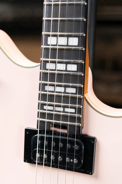 EVH Limited Edition SA-126 Special, Ebony Fingerboard Electric Guitar - Satin Shell Pink with Ivory Case