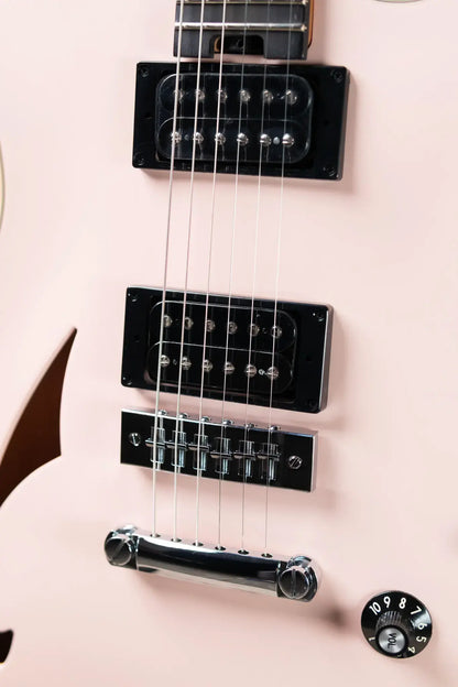 EVH Limited Edition SA-126 Special Semi-Hollow Electric Guitar - Satin Shell Pink with Ivory Case