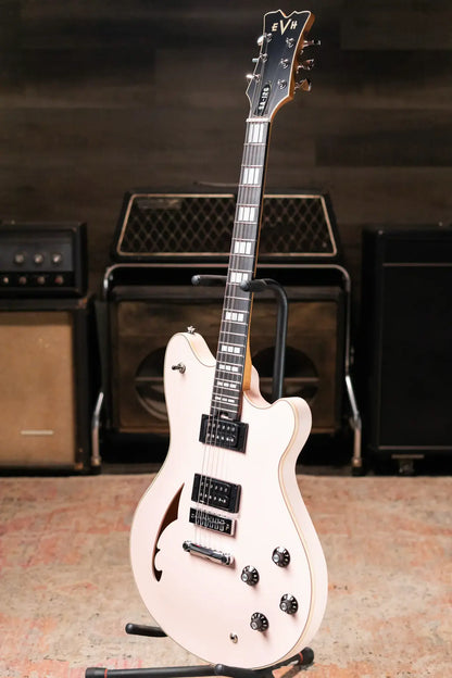 EVH Limited Edition SA-126 Special, Ebony Fingerboard Electric Guitar - Satin Shell Pink with Ivory Case