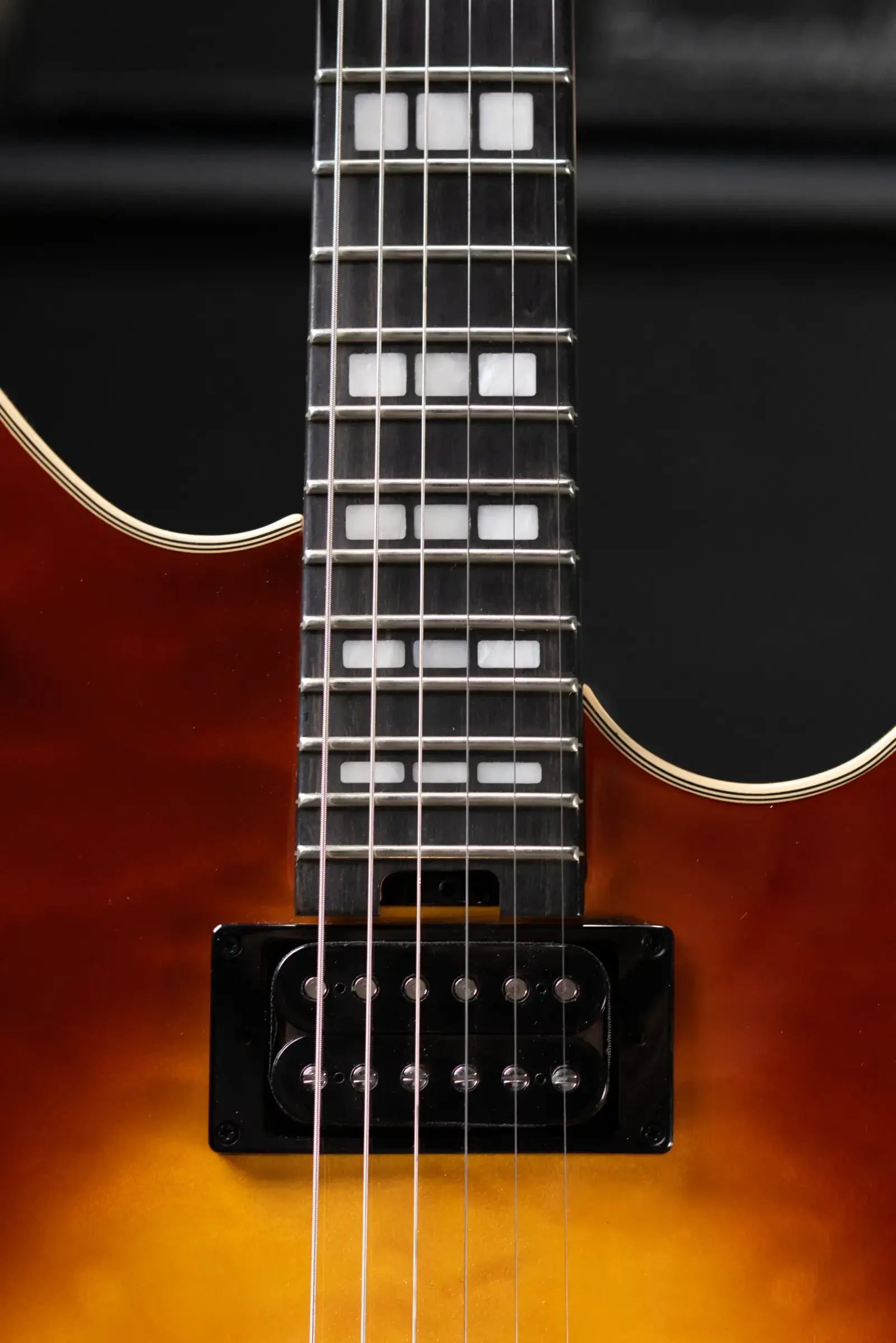 EVH SA-126 Special QM Semi-Hollow Electric Guitar - Tobacco Sunburst with Hardshell Case - Used