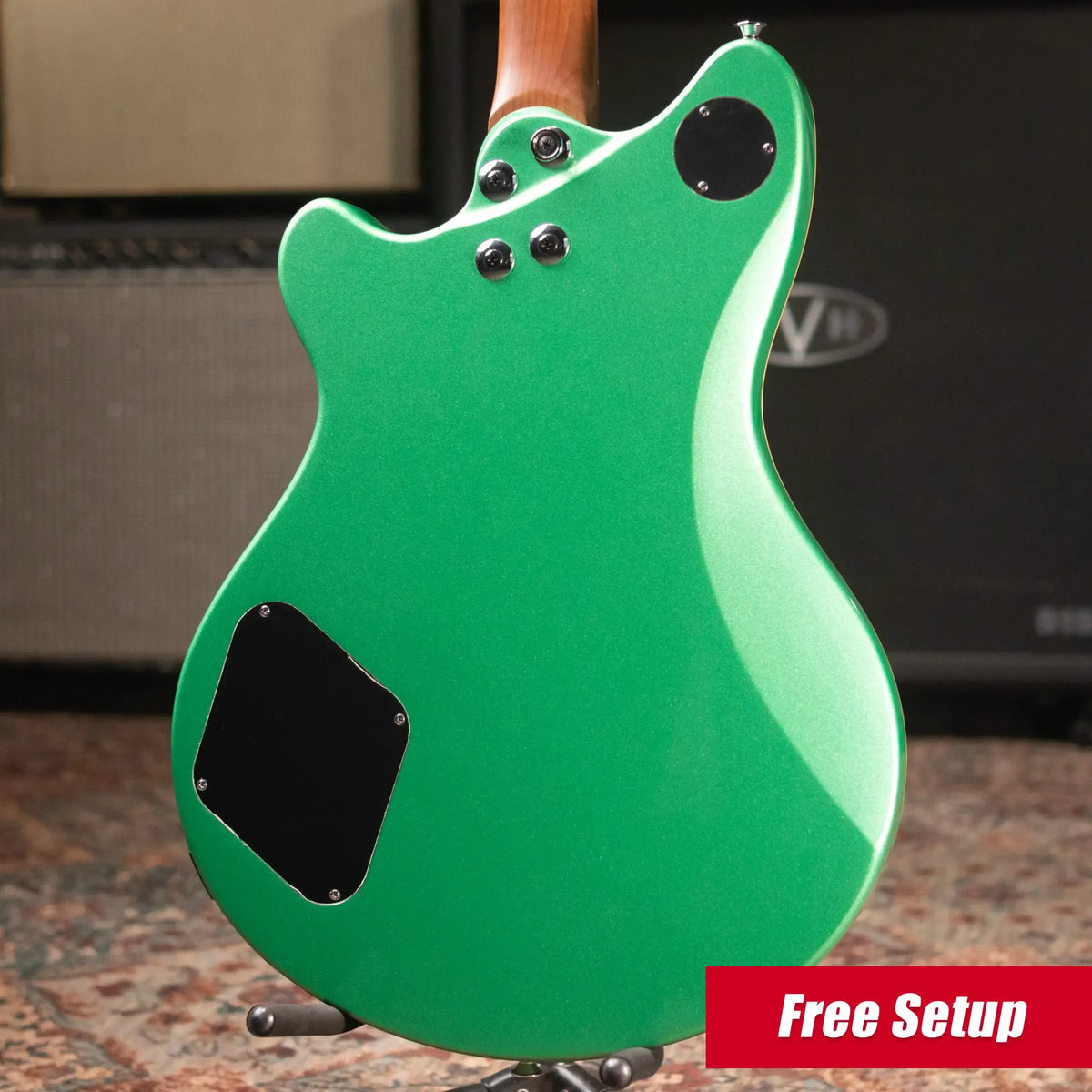 EVH SA-126 Standard Semi-Hollow Electric Guitar - Pelham Green