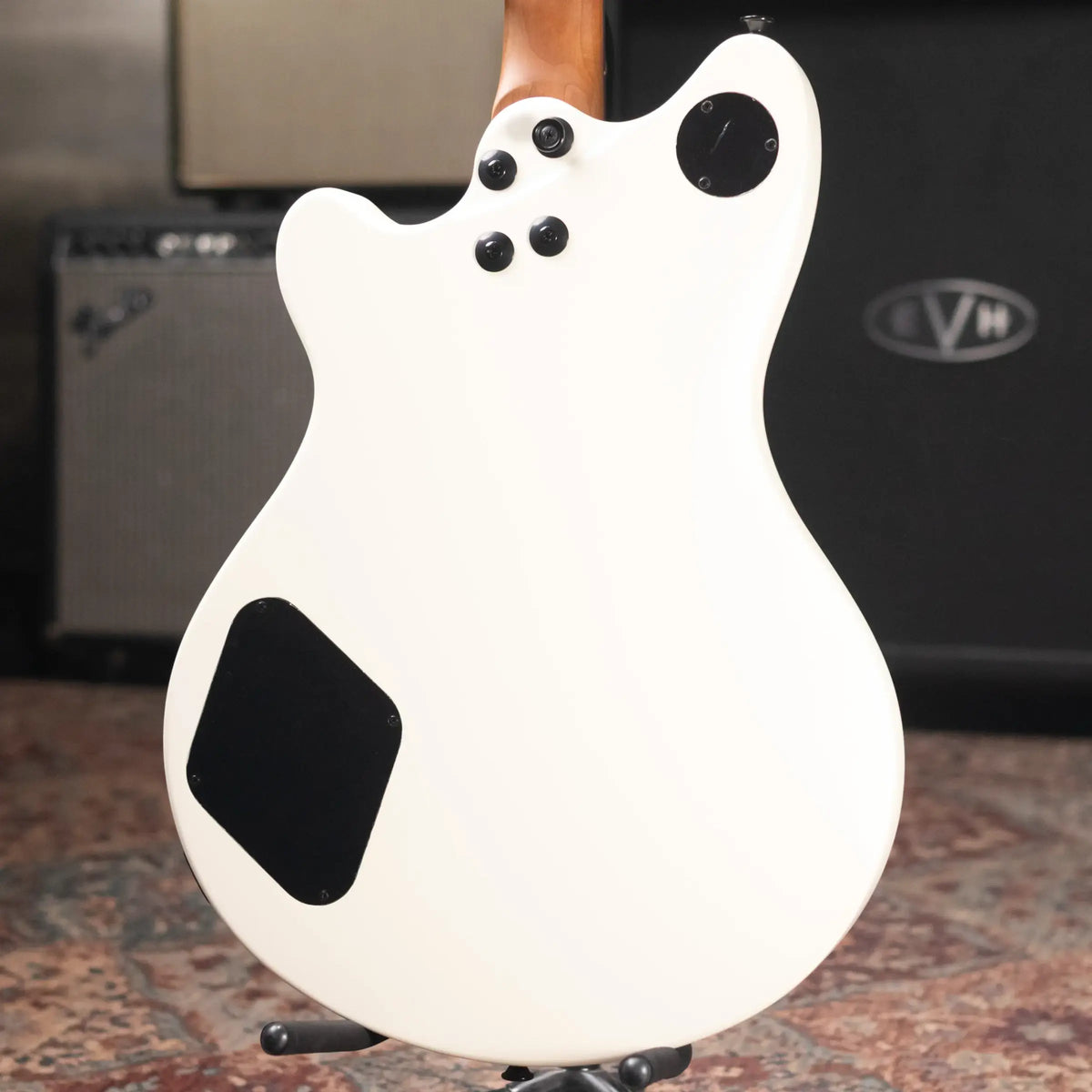 EVH SA-126 Standard Semi-Hollow Electric Guitar - Satin Vintage White - Demo