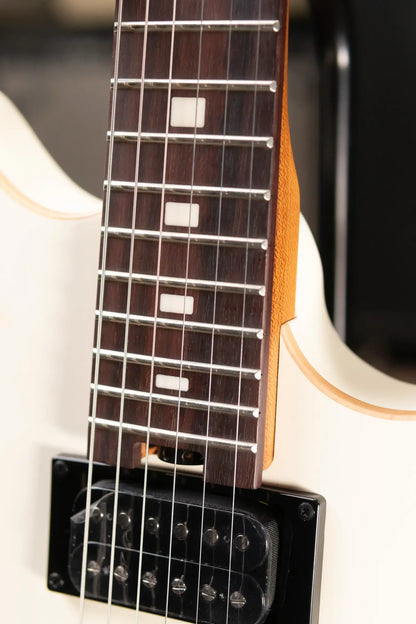 EVH SA-126 Standard Semi-Hollow Electric Guitar - Satin Vintage White - Demo