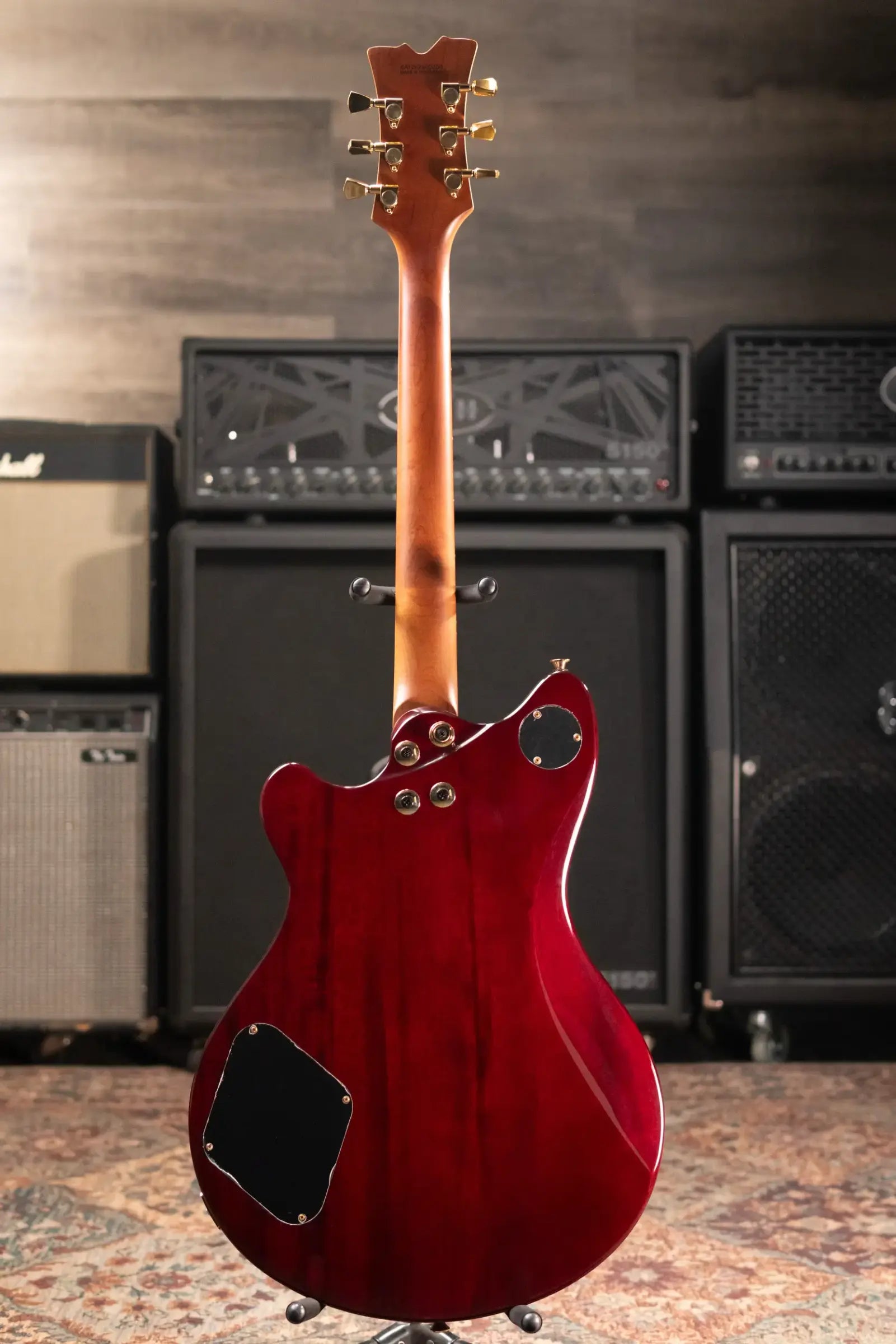 EVH SA-126 Standard Semi-Hollow Electric Guitar - Wine Red