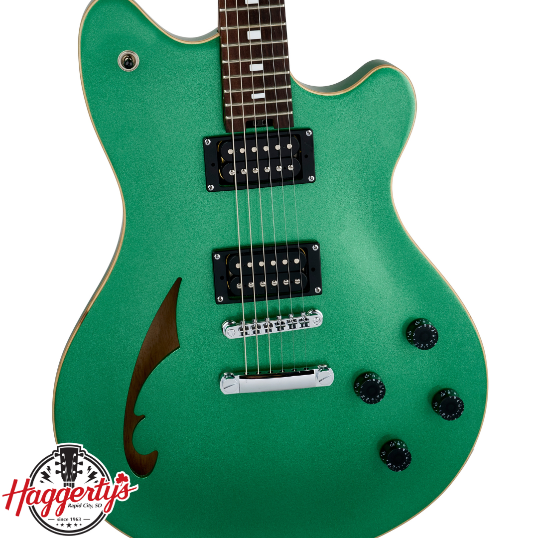 EVH SA-126 Standard Semi-Hollowbody Electric Guitar - Pelham Green