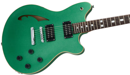 EVH SA-126 Standard Semi-Hollowbody Electric Guitar - Pelham Green