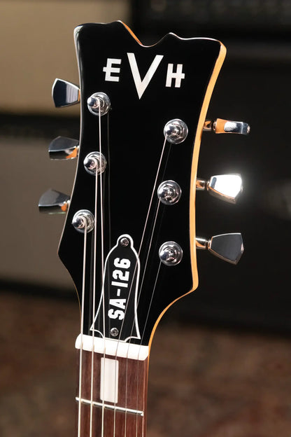 EVH SA-126 Standard Semi-Hollowbody Electric Guitar - Pelham Green