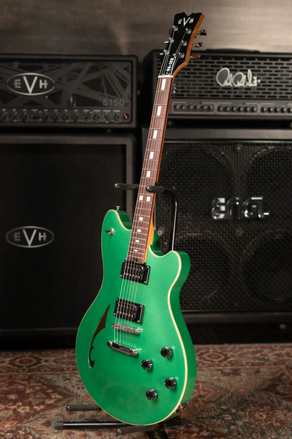 EVH SA-126 Standard Semi-Hollowbody Electric Guitar - Pelham Green