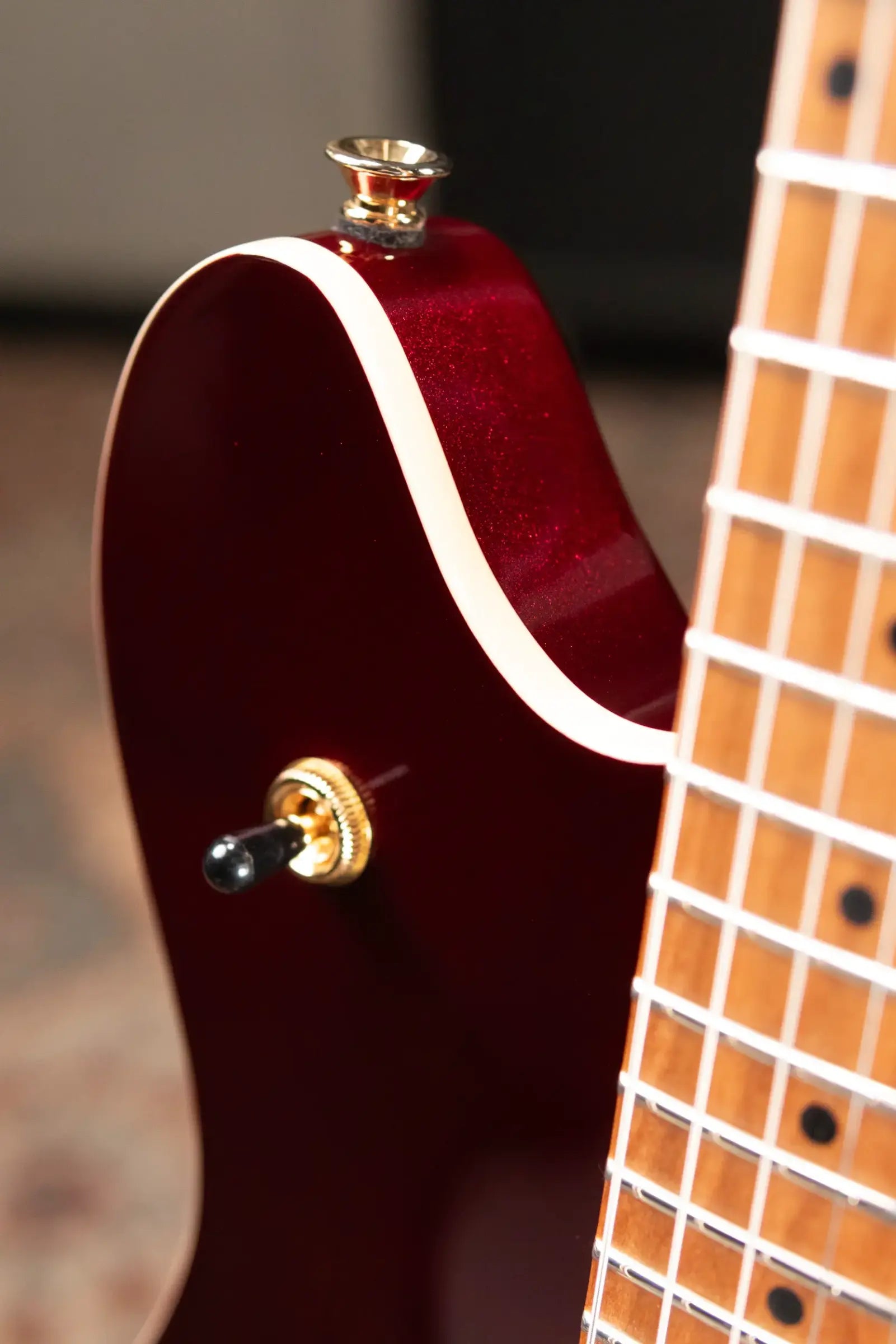 EVH Wolfgang Special TOM Electric Guitar, Baked Maple Fingerboard - Oxblood - Demo Model