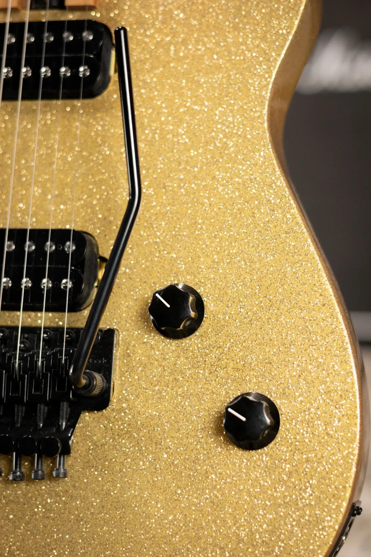 EVH Wolfgang Standard Electric Guitar - Gold Sparkle - with Epiphone Gig Bag - Used