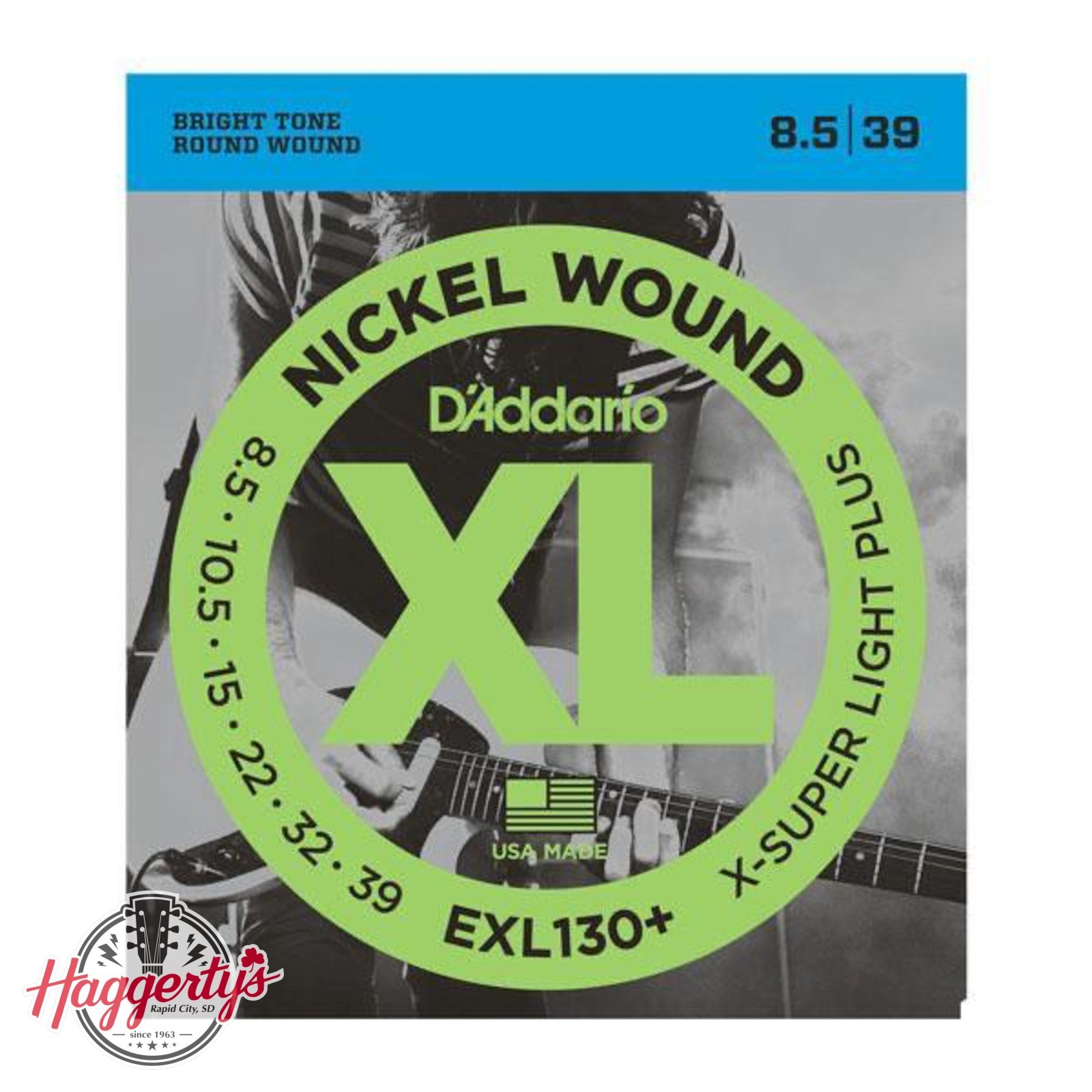 D'Addario EXL130+ Electric Guitar String Set 8.5-39