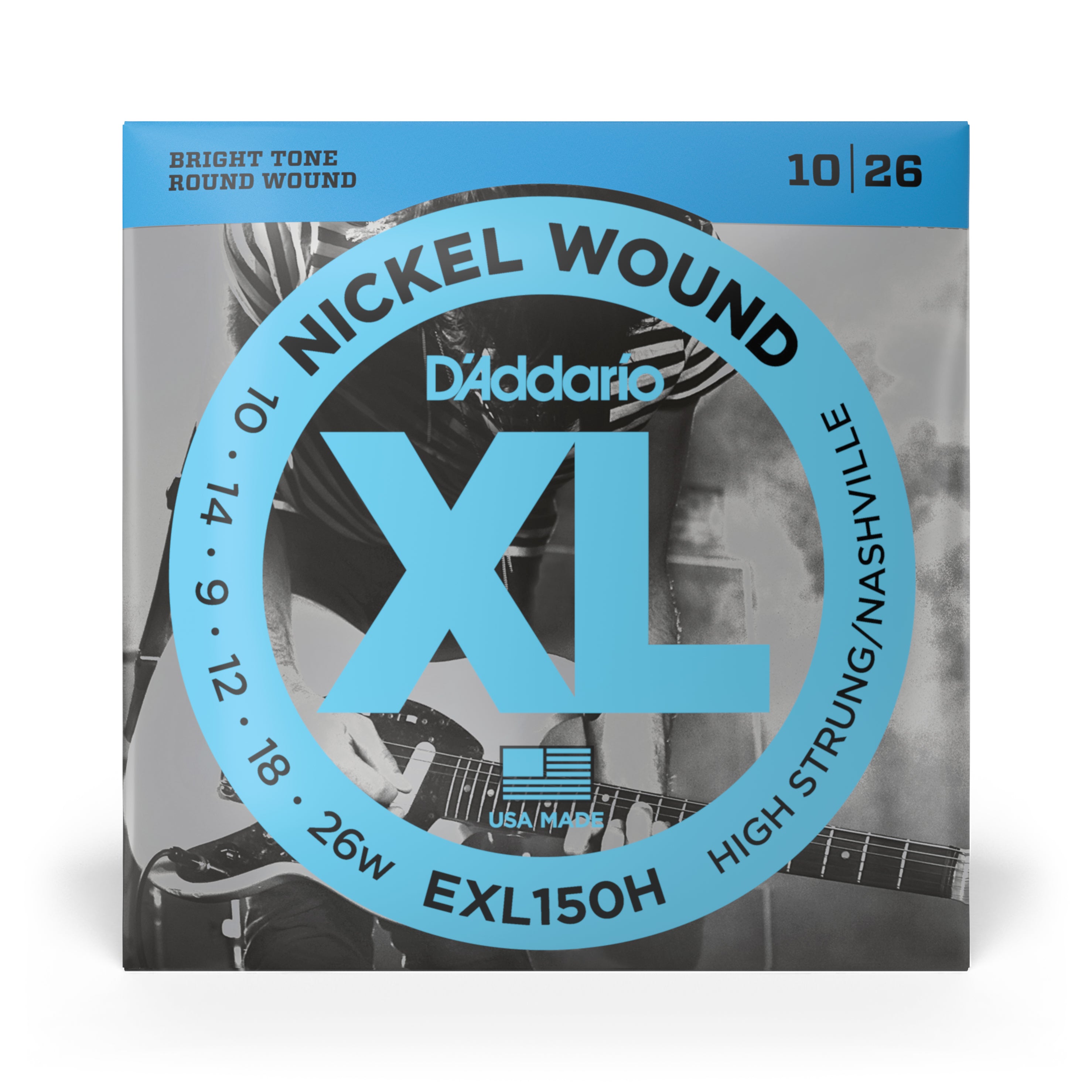 D'Addario EXL150H High Strung/Nashville Tuning Nickle Wound