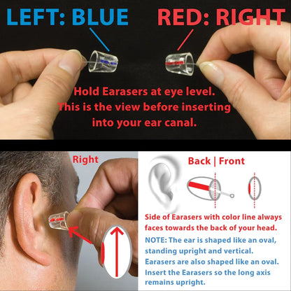 Persona Medical Earaser Musicians Hi Fi Earplugs Large