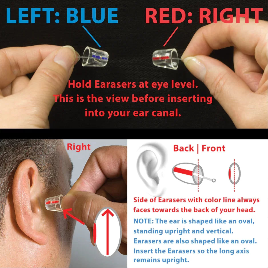 Persona Medical Earaser Musicians Hi Fi Earplugs Large