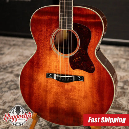 Eastman AC330E-CLA Jumbo Acoustic/Electric Guitar - Classic with Hardshell Case