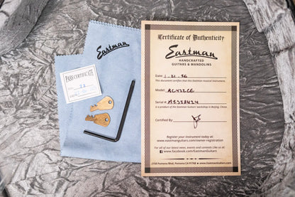 Eastman AC422CE Grand Auditorium Acoustic/Electric Guitar with Hardshell Case