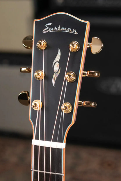 Eastman AC522CE-GB Grand Auditorium Acoustic/Electric Guitar - Goldburst with Hardshell Case