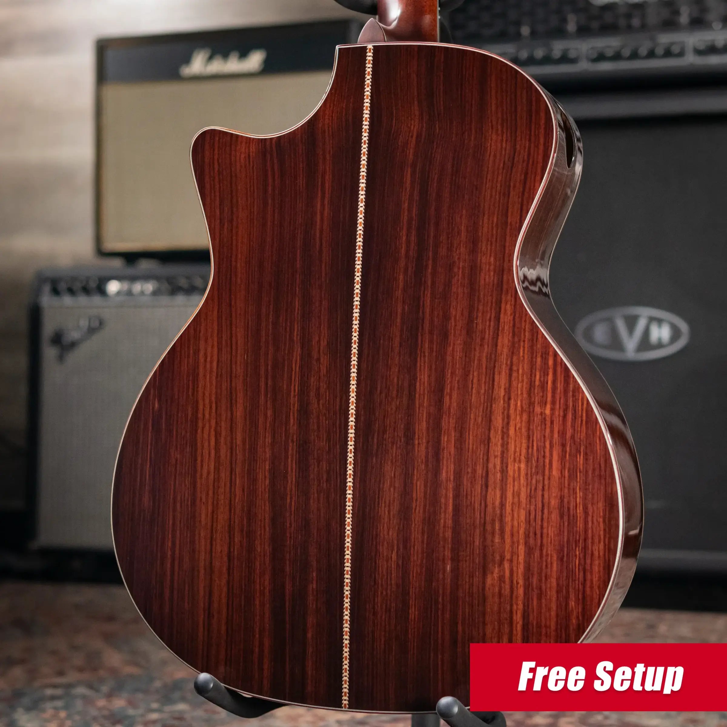 Eastman AC722CE-DF Grand Auditorium Acoustic/Electric Guitar - Dakota Fade with Hardshell Case