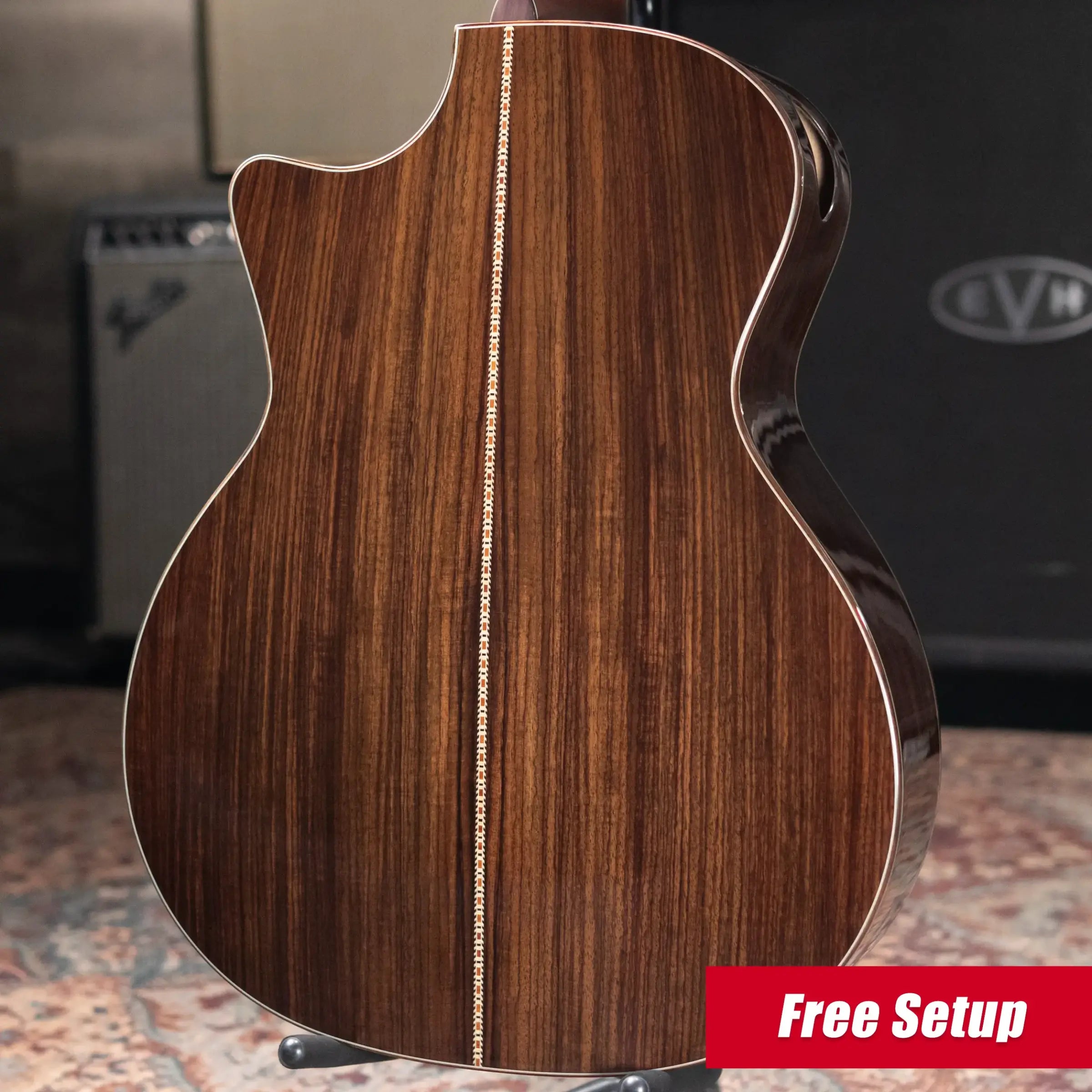 Eastman AC722ce Grand Auditorium Acoustic/Electric Guitar with Hardshell Case