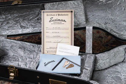 Eastman AC722ce Grand Auditorium Acoustic/Electric Guitar with Hardshell Case