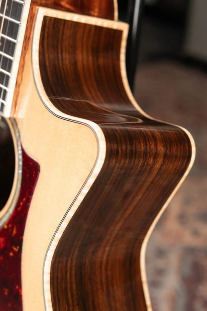 Eastman AC822CE-FF Fan Fret Grand Auditorium Acoustic/Electric Guitar with Hardshell Case