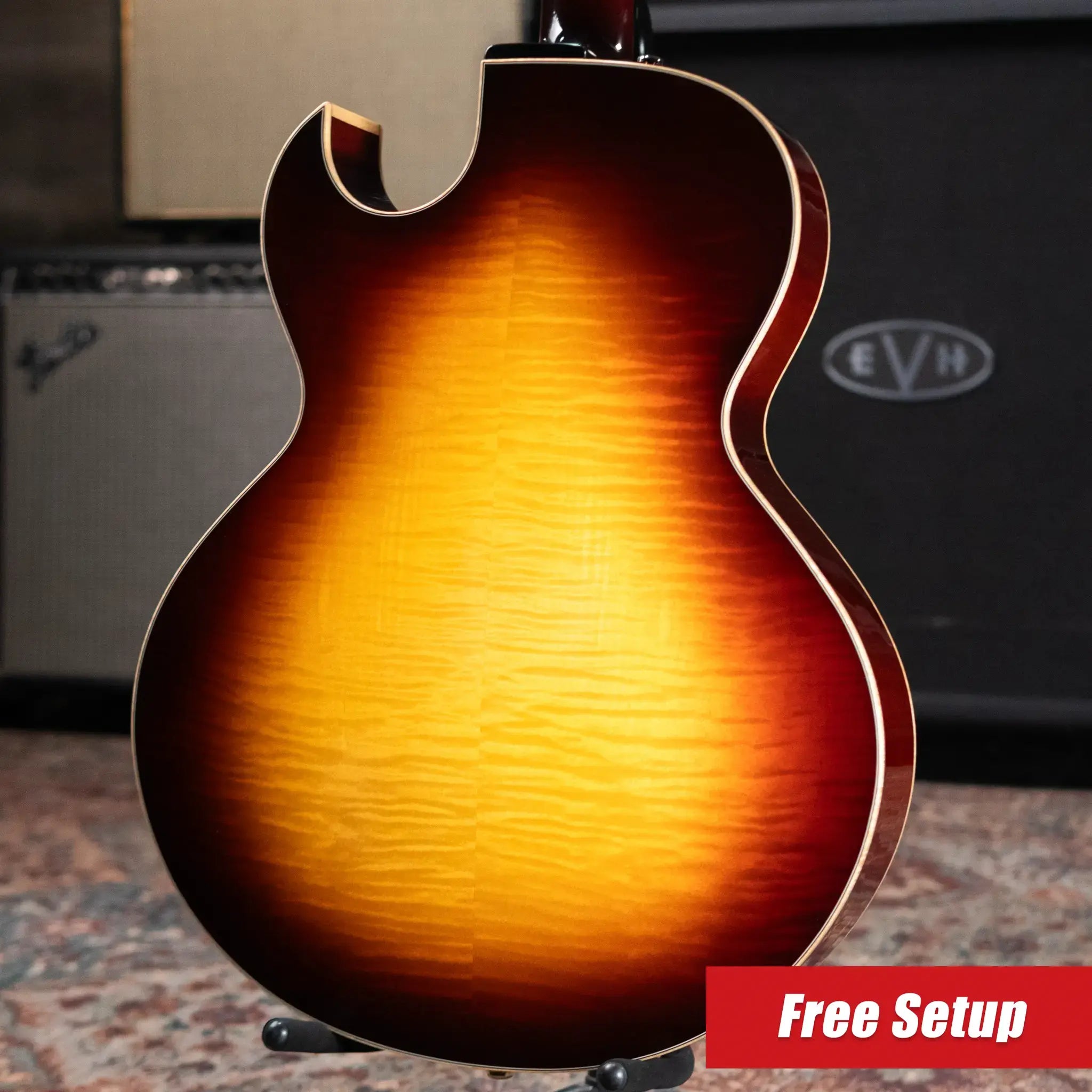 Eastman AR480CE-SB John Pisano 30th Anniversary Edition - Sunburst with Hardshell Case - Demo