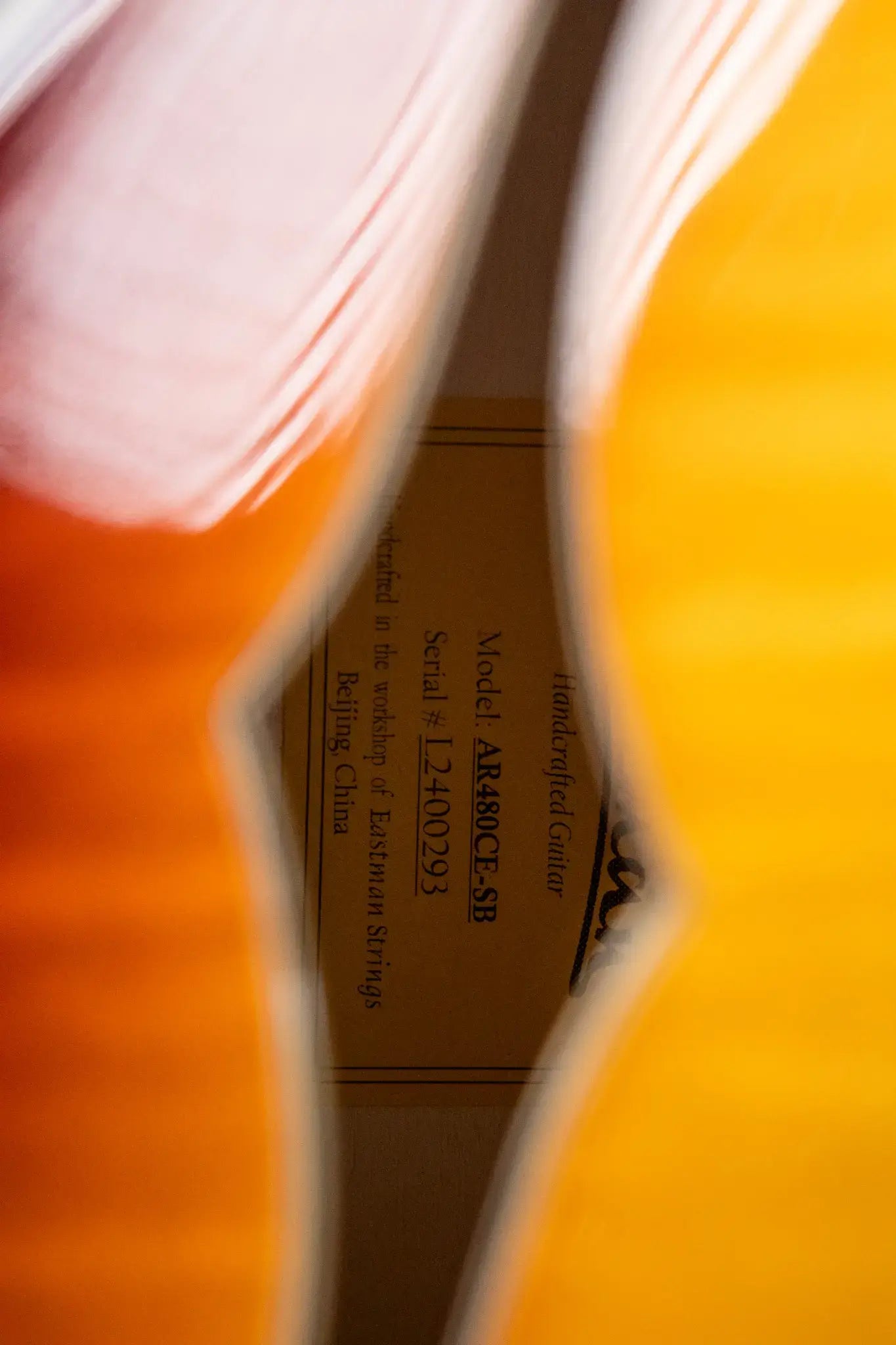 Eastman AR480CE-SB John Pisano 30th Anniversary Edition - Sunburst with Hardshell Case - Demo