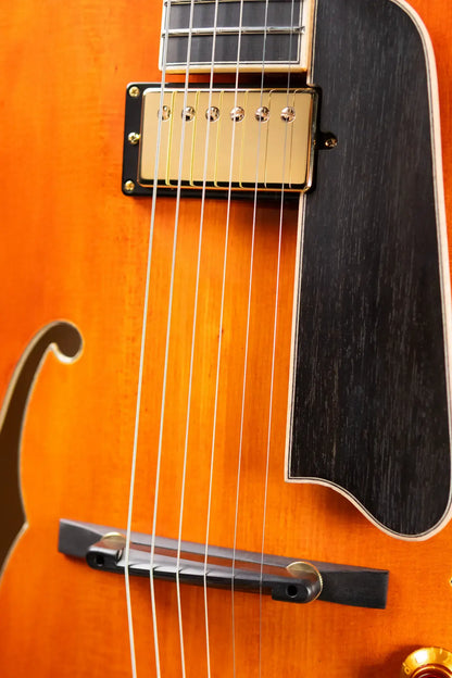 Eastman AR580CE-HB Archtop Electric Guitar - Honey Burst with Hardshell Case