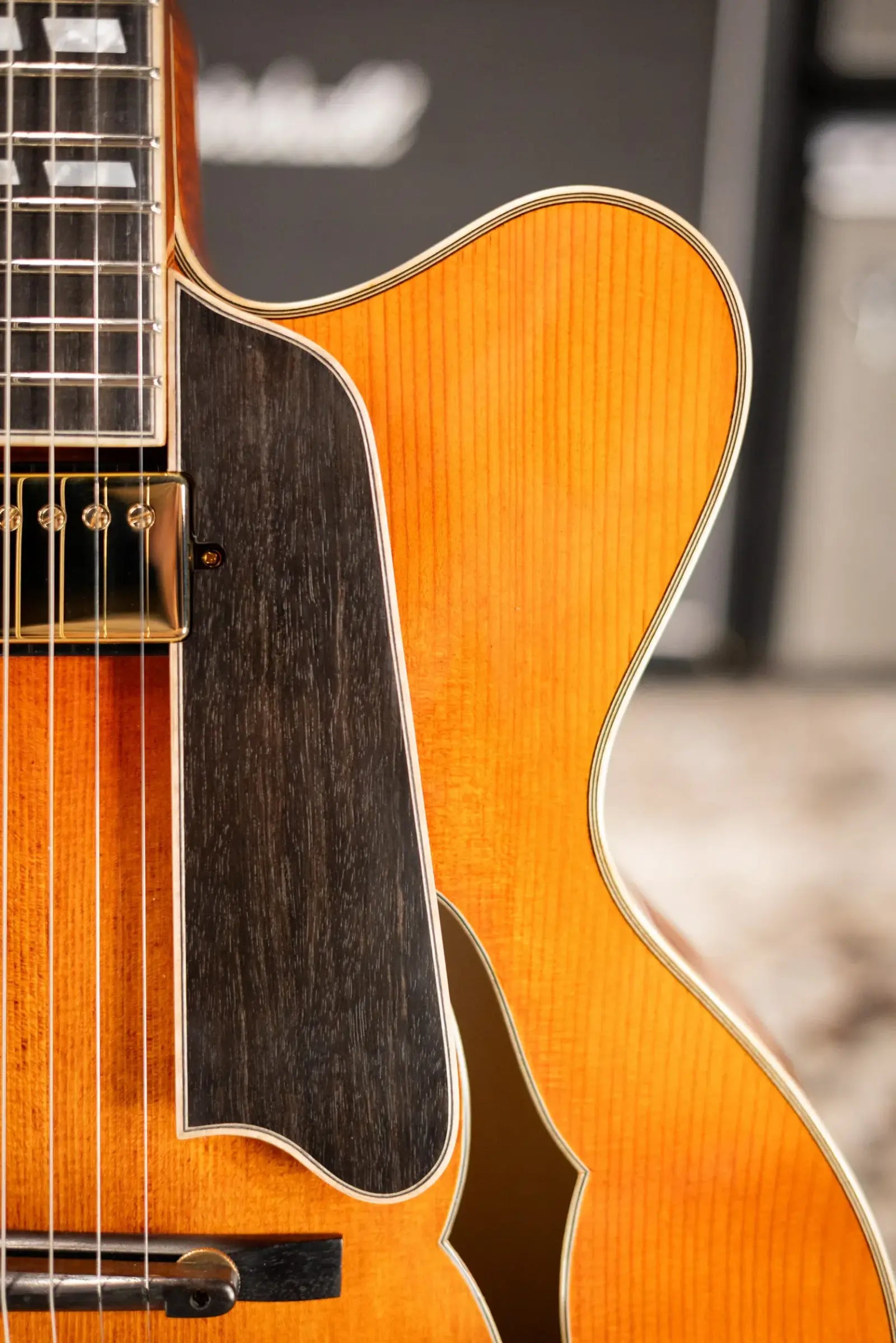 Eastman AR580CE-HB Archtop Electric Guitar - Honey Burst with Hardshell Case