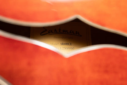 Eastman AR680CE John Pisano Signature Electric Guitar with Hardshell Case