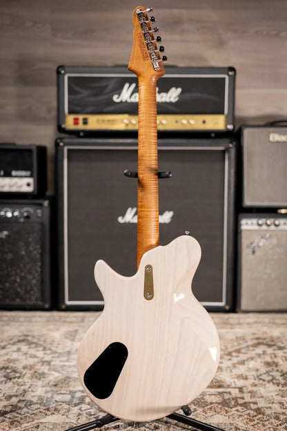 Eastman D'Ambrosio Series Offset '64 - Made in California - Electric Guitar - Vintage White with Hardshell Case